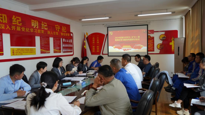 物產(chǎn)汽貿(mào)公司黨支部召開2024年第五次學(xué)習（擴大）會暨&ldquo;知敬畏、存戒懼、守底線&rdquo;專題研討會議