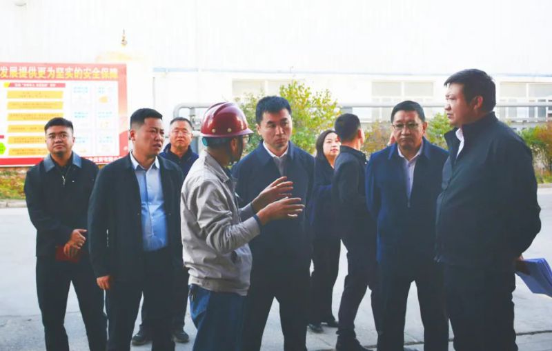 大通縣委副書記、縣長馬明旭一行蒞臨工投公司調(diào)研指導(dǎo)